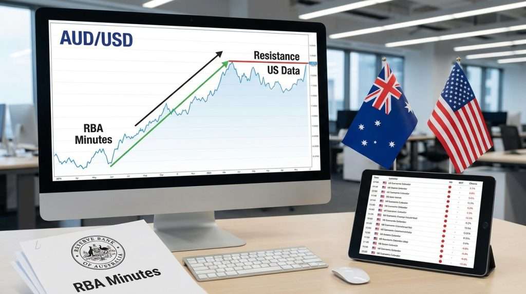 Dólar australiano pressionado enquanto chances de alta de juros do RBA diminuem