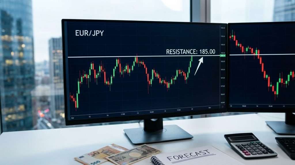 EUR/USD: Preço se mantém acima de 1.1700 e testa a média móvel exponencial de 50 dias