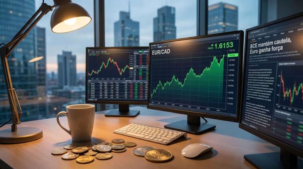 Euro recua rumo a 1,1600 enquanto incerteza geopolítica contrabalança dados positivos