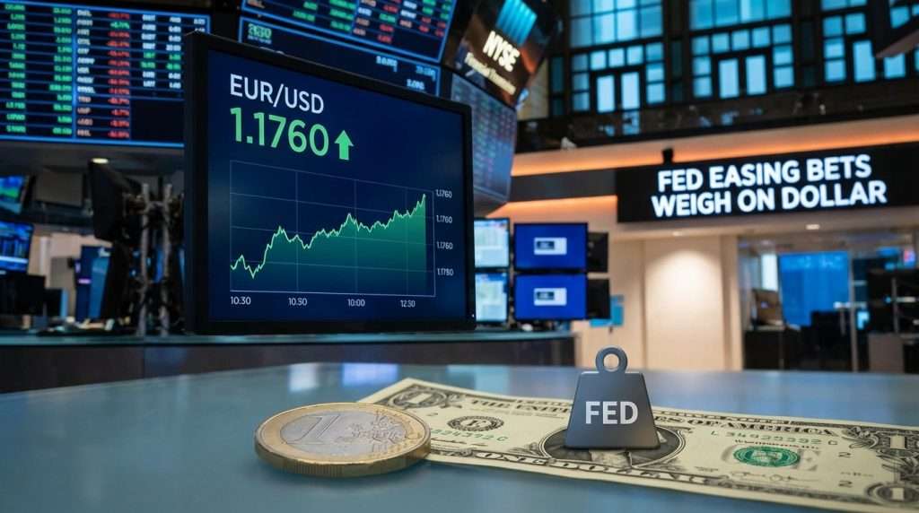 Euro sob pressão: alta do petróleo e aversão a riscos mantêm a moeda vulnerável