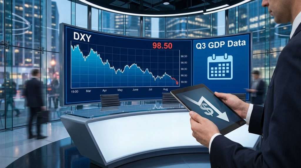 Previsão do Índice do Dólar: Teste do topo do canal descendente próximo a 98.50