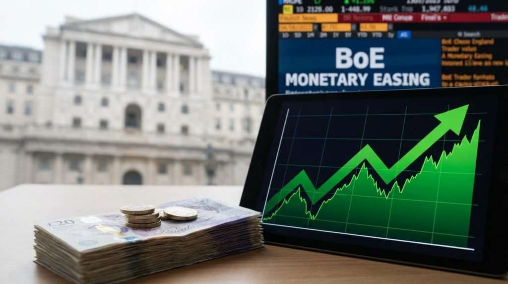 Libra Esterlina sob pressão: Mercado aguarda decisões cruciais do Fed e do BoE