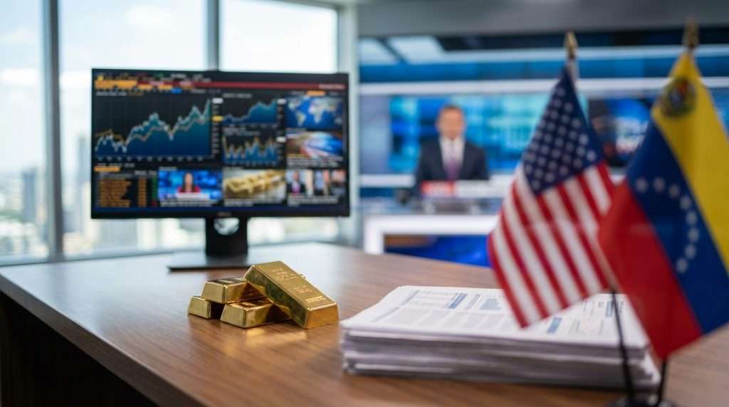 Ouro em queda: negociações EUA-Irã não evitam pressão vendedora