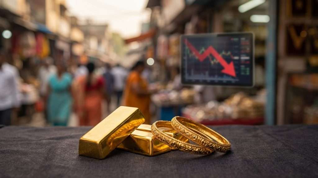Ouro recua acima de US$ 4.550 com o dólar americano enfraquecido