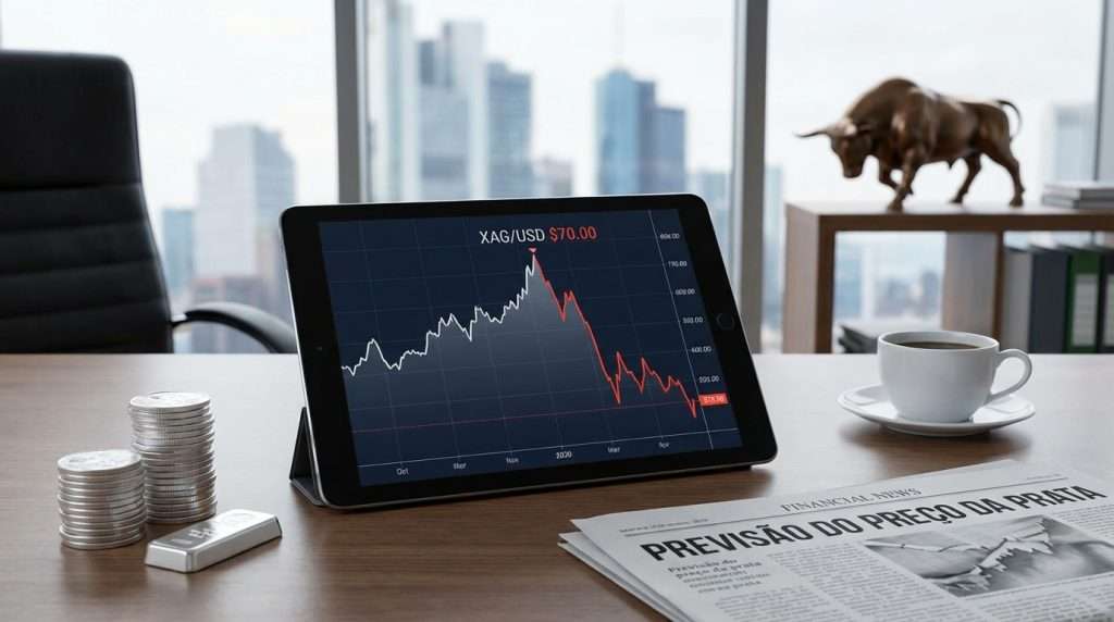 Previsão da Prata: XAG/USD desaba perto de US$ 74 com alerta de alta inflação do Fed